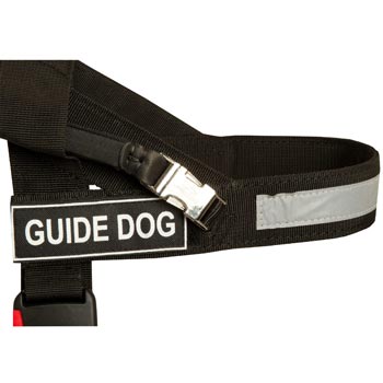 Swiss Mountain Dog Nylon Assistance Harness with Patches