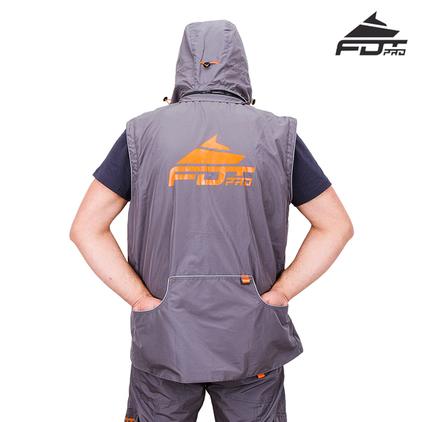 FDT Pro Dog Tracking Jacket with Back Pockets for Any Weather Conditions