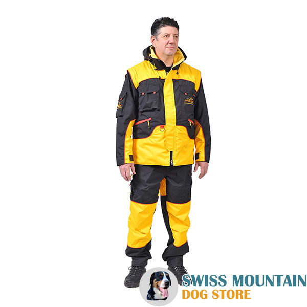 Protection Dog Training Suit of Water Resistant Membrane Fabric