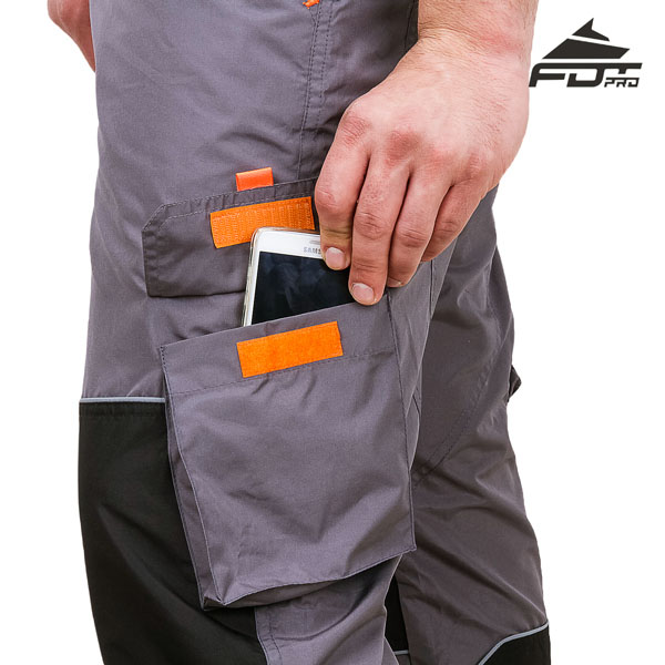 FDT Professional Design Dog Trainer Pants with Comfy Velcro Side Pocket